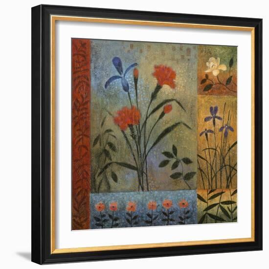 Floral Rhapsody 1-John Zaccheo-Framed Giclee Print