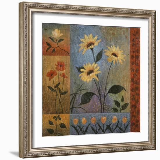 Floral Rhapsody 2-John Zaccheo-Framed Giclee Print