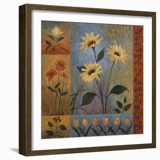 Floral Rhapsody 2-John Zaccheo-Framed Giclee Print