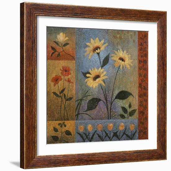 Floral Rhapsody 2-John Zaccheo-Framed Giclee Print