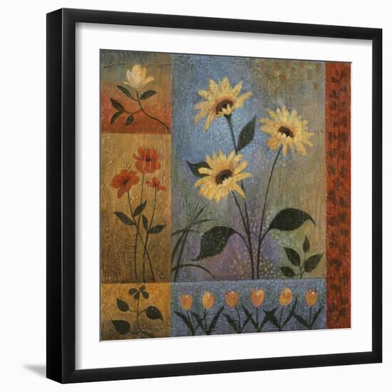 Floral Rhapsody 2-John Zaccheo-Framed Giclee Print