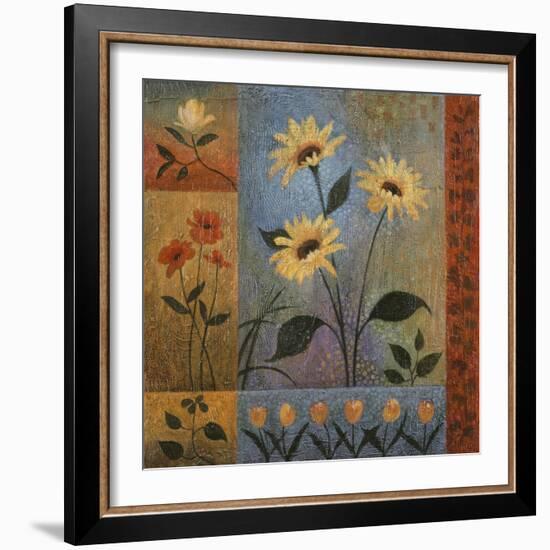 Floral Rhapsody 2-John Zaccheo-Framed Giclee Print