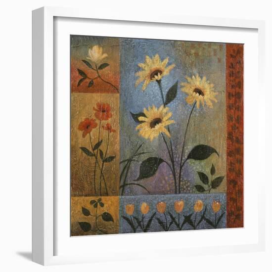 Floral Rhapsody 2-John Zaccheo-Framed Giclee Print