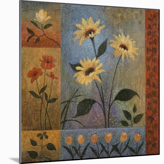 Floral Rhapsody 2-John Zaccheo-Mounted Giclee Print