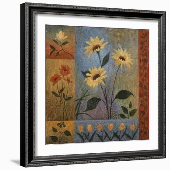 Floral Rhapsody 2-John Zaccheo-Framed Giclee Print