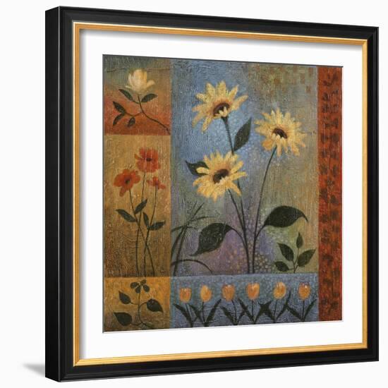 Floral Rhapsody 2-John Zaccheo-Framed Giclee Print