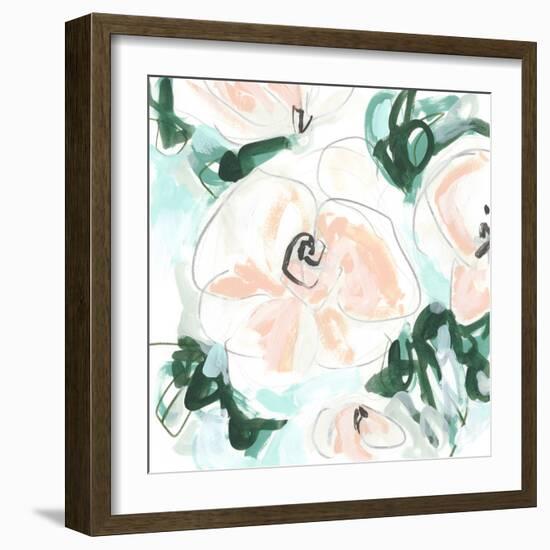 Floral Rhythm IV-June Vess-Framed Premium Giclee Print