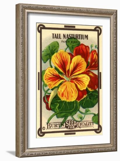 Floral Seed Packet-null-Framed Giclee Print