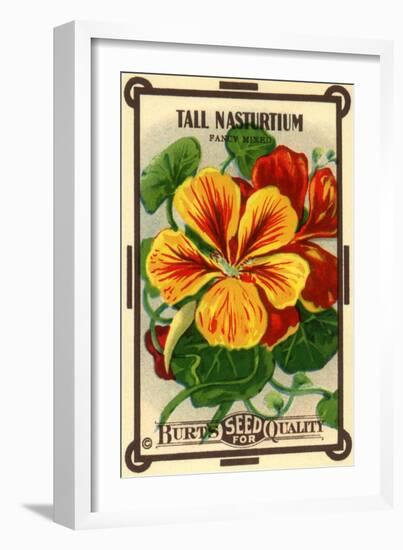 Floral Seed Packet-null-Framed Giclee Print