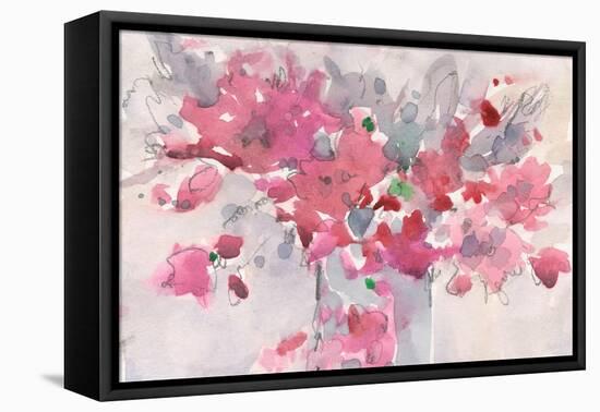 Floral Setting II-Samuel Dixon-Framed Stretched Canvas