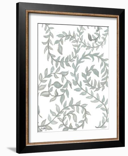 Floral Shades of Gray I-Elizabeth Medley-Framed Art Print