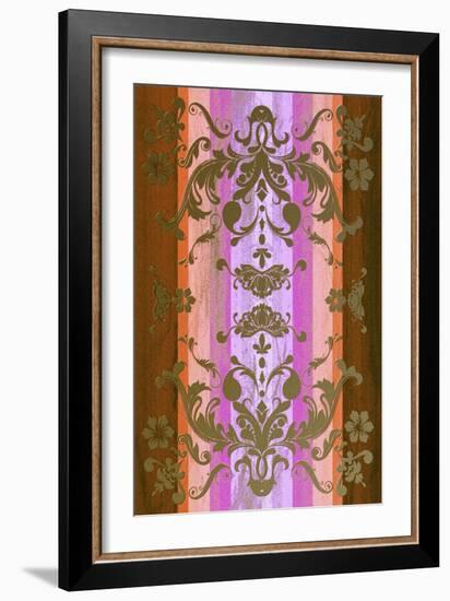 Floral Shapes Original IX-Fernando Palma-Framed Giclee Print