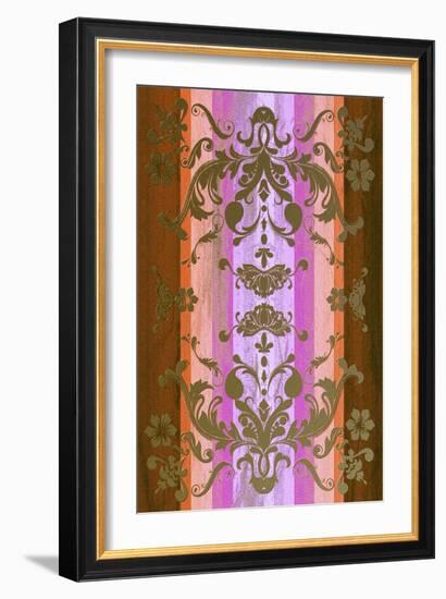 Floral Shapes Original IX-Fernando Palma-Framed Giclee Print