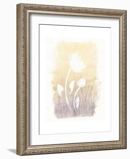 Floral Silhouette I-Elyse DeNeige-Framed Art Print