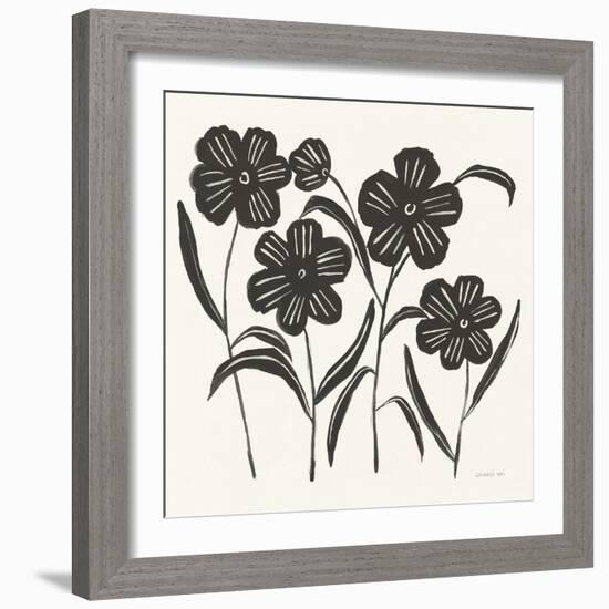 Floral Simplicity I Cream-Danhui Nai-Framed Premium Giclee Print