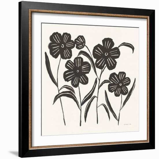 Floral Simplicity I Cream-Danhui Nai-Framed Premium Giclee Print