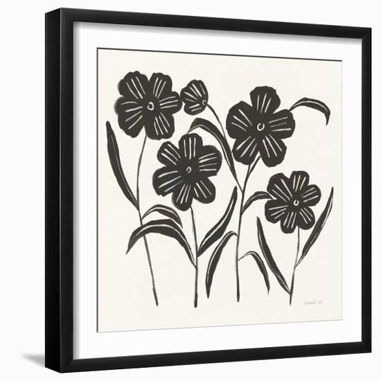 Floral Simplicity I Cream-Danhui Nai-Framed Premium Giclee Print