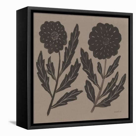 Floral Simplicity II-Danhui Nai-Framed Stretched Canvas