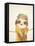 Floral Sloth 1-Kimberly Allen-Framed Stretched Canvas