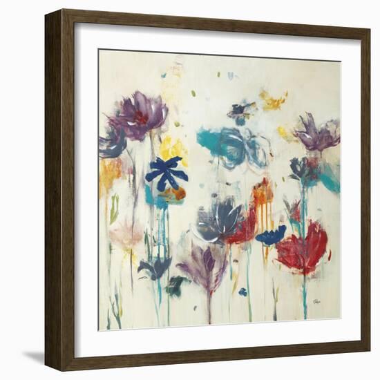 Floral Splash II-Lisa Ridgers-Framed Art Print