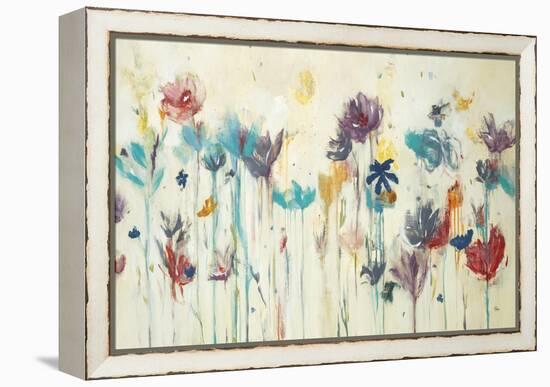 Floral Splash-Lisa Ridgers-Framed Stretched Canvas