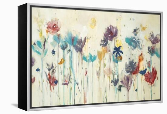 Floral Splash-Lisa Ridgers-Framed Stretched Canvas