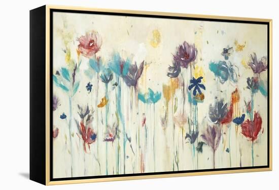 Floral Splash-Lisa Ridgers-Framed Stretched Canvas