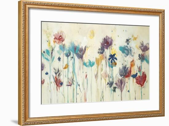 Floral Splash-Lisa Ridgers-Framed Art Print