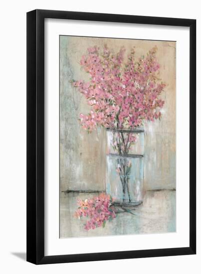 Floral Spray in Vase II-Tim O'Toole-Framed Art Print