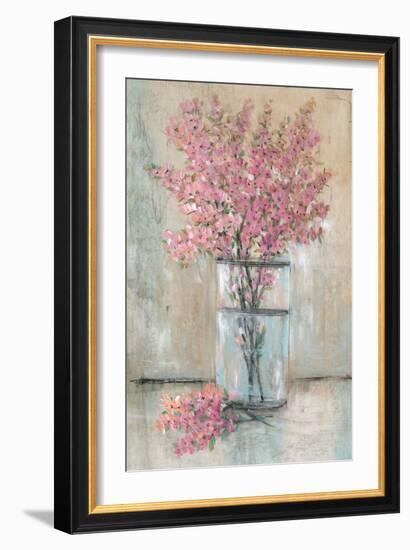 Floral Spray in Vase II-Tim O'Toole-Framed Art Print