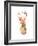 Floral Stag-Moha London-Framed Giclee Print