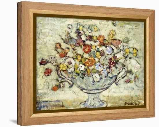 Floral Still Life-Maurice Brazil Prendergast-Framed Premier Image Canvas