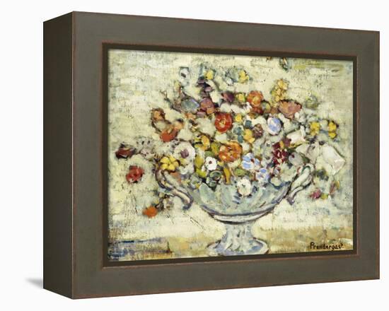 Floral Still Life-Maurice Brazil Prendergast-Framed Premier Image Canvas