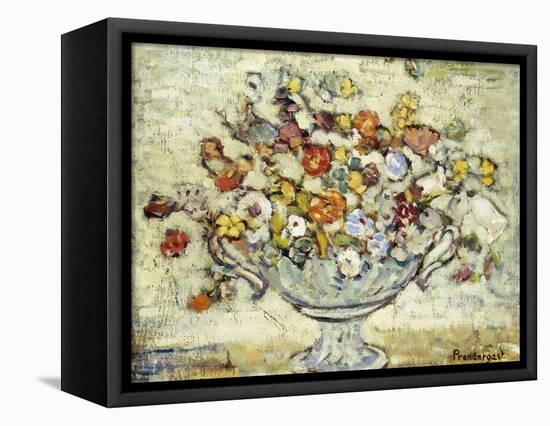 Floral Still Life-Maurice Brazil Prendergast-Framed Premier Image Canvas