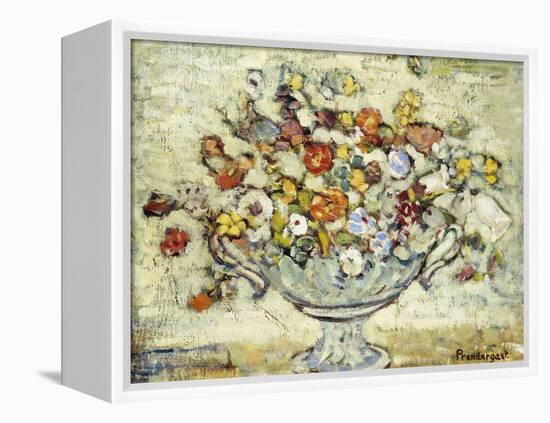 Floral Still Life-Maurice Brazil Prendergast-Framed Premier Image Canvas