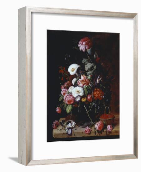 Floral Still Life-Severin Roesen-Framed Giclee Print