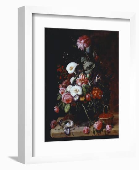 Floral Still Life-Severin Roesen-Framed Giclee Print