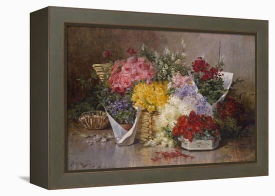 Floral Still Life-Abbott Fuller Graves-Framed Premier Image Canvas