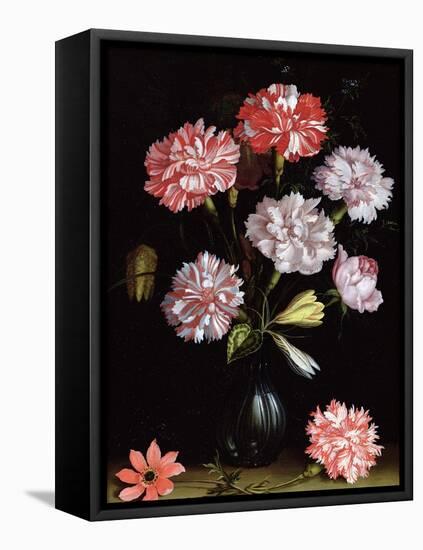 Floral Study: Carnations in a Vase-Balthasar van der Ast-Framed Premier Image Canvas