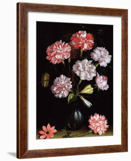 Floral Study: Carnations in a Vase-Balthasar van der Ast-Framed Giclee Print