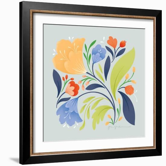 Floral Study II Bright-Gia Graham-Framed Art Print