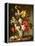 Floral Study with Beaker, Grasshopper and Seashells-Balthasar van der Ast-Framed Premier Image Canvas