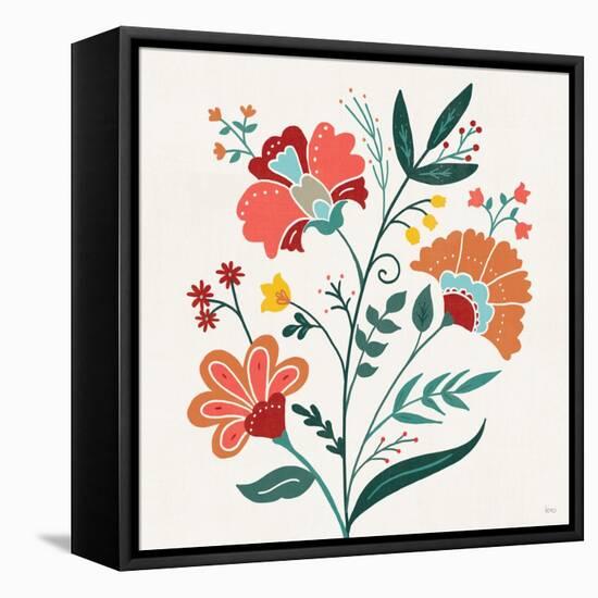 Floral Style II-Veronique Charron-Framed Stretched Canvas