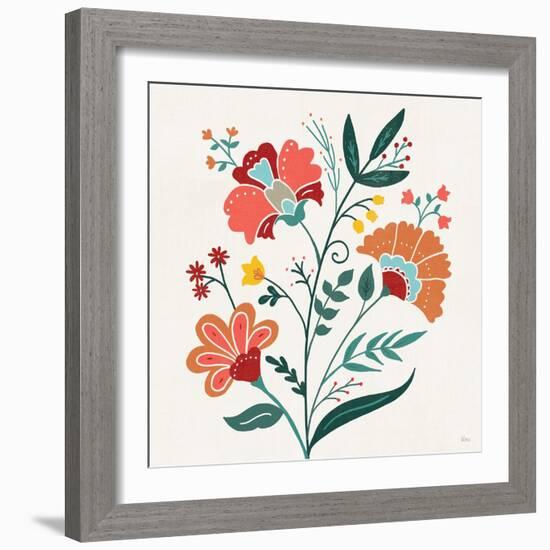 Floral Style II-Veronique Charron-Framed Art Print