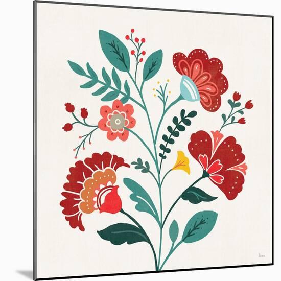 Floral Style III-Veronique Charron-Mounted Art Print