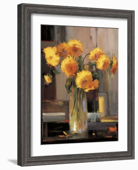 Floral Sunrise-Jennie Tomao-Bragg-Framed Giclee Print