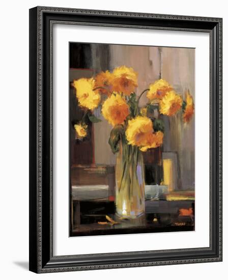 Floral Sunrise-Jennie Tomao-Bragg-Framed Giclee Print