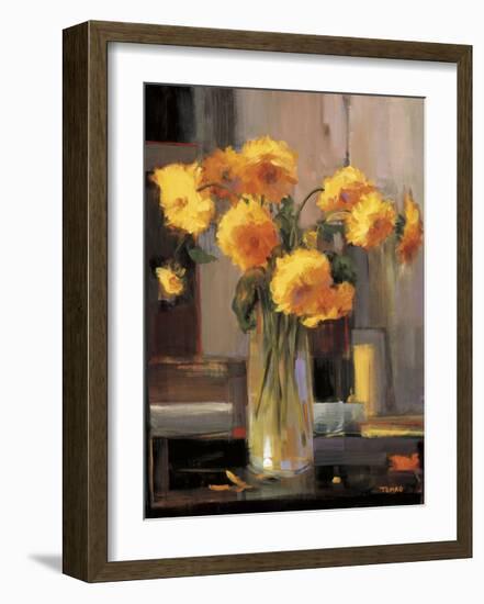 Floral Sunrise-Jennie Tomao-Bragg-Framed Giclee Print