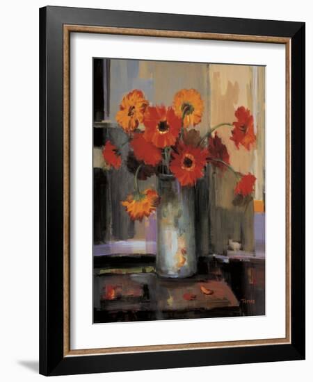 Floral Sunset-Jennie Tomao-Bragg-Framed Giclee Print