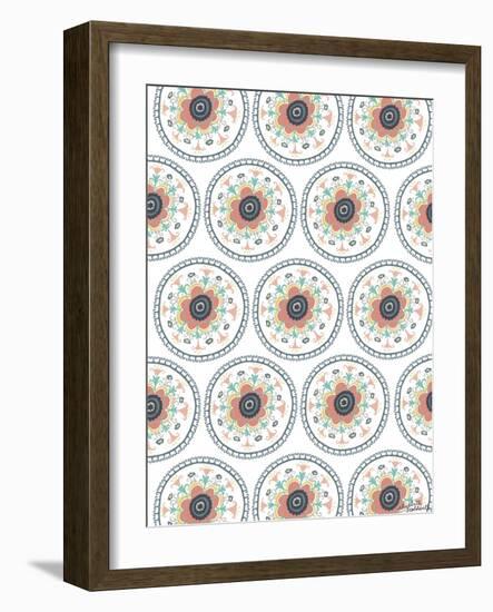 Floral Suzanis-Elizabeth Caldwell-Framed Giclee Print